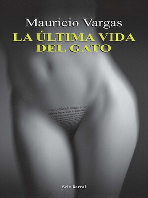 cover image of Ultima vida del gato--Letras Colombianas de hoy